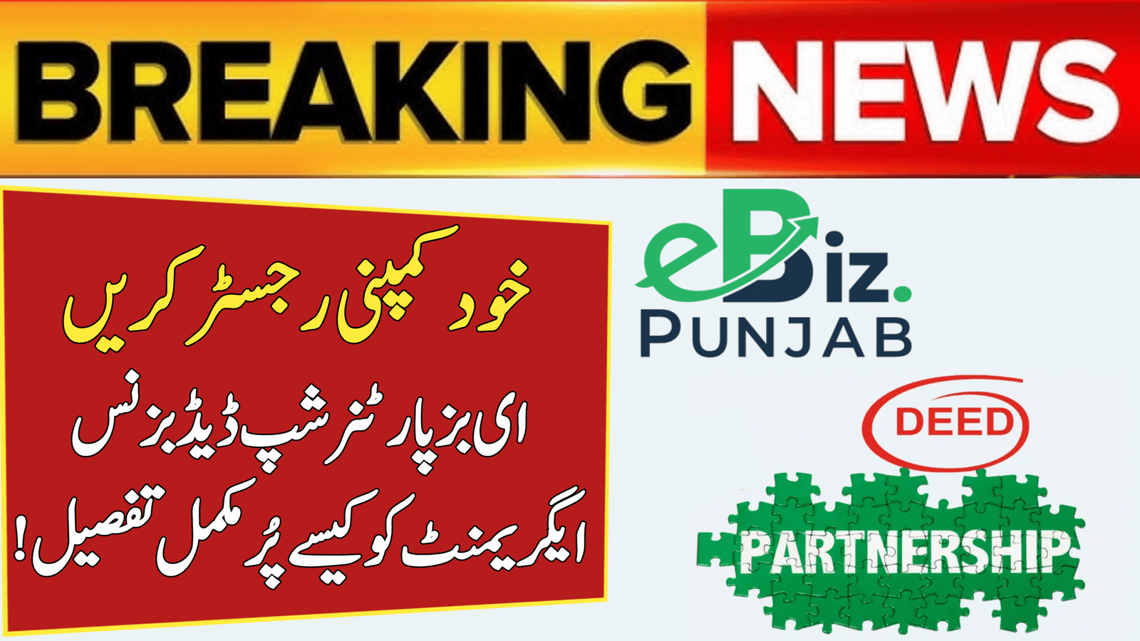 eBiz Partnership Deed