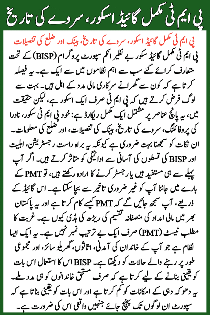 PMT Complete Guide Score