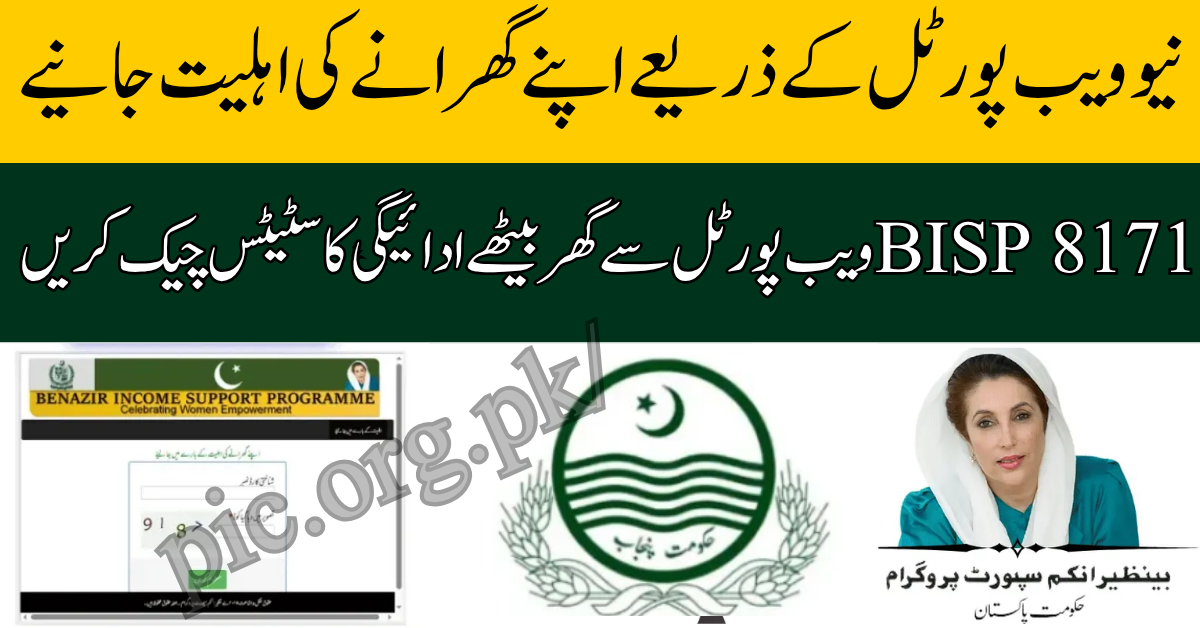 Benazir Income Support 8171 Portal